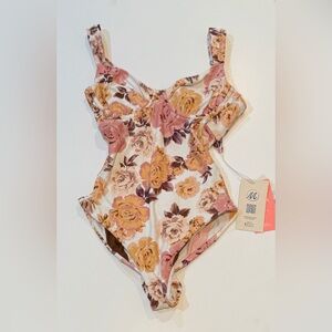 New! Maaji Floral Designer Swimwear with Accents — reversible